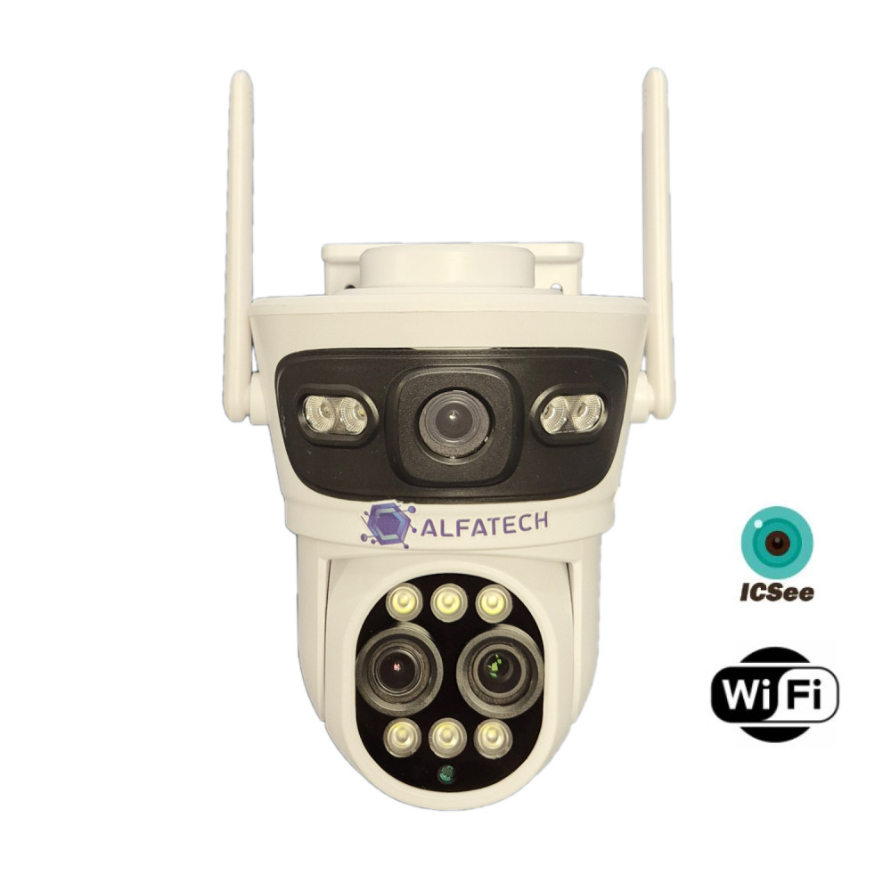 Wi-Fi IP камера 3250 с три обектива 10MPx, Colorview