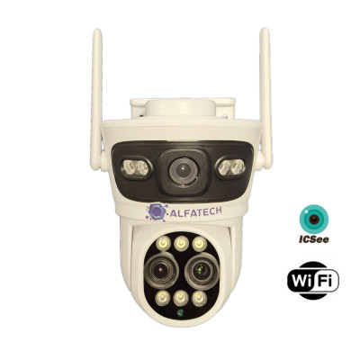 Wi-Fi IP камера 3250 с три обектива 10MP, Colorview, Motion track