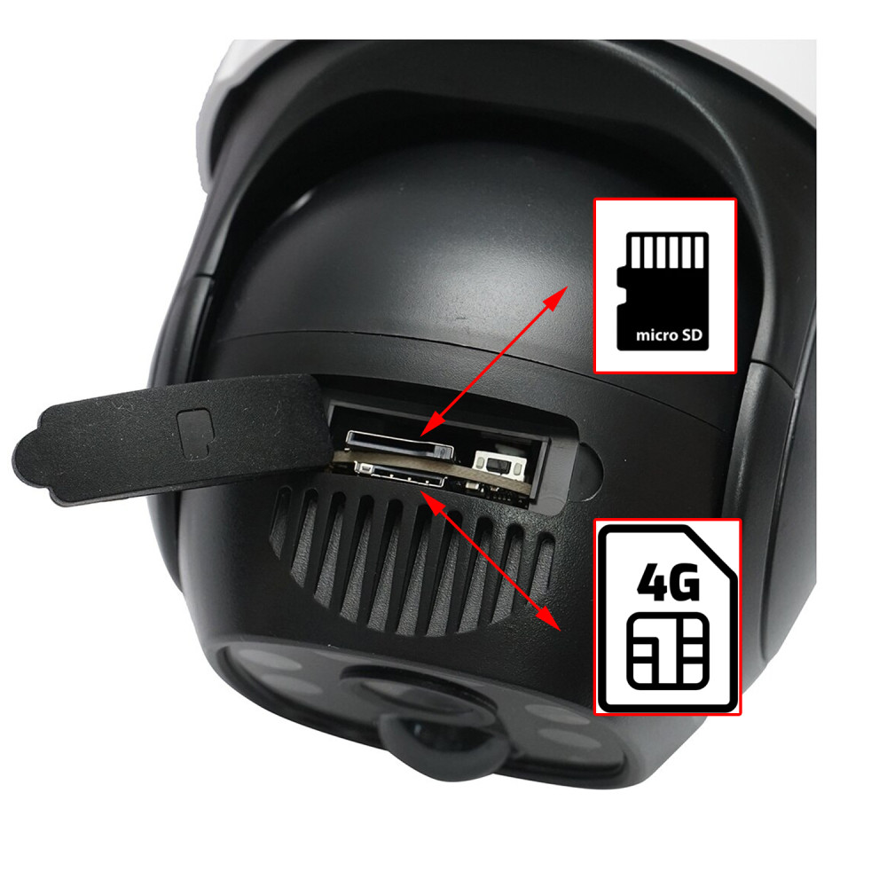 4G Соларна камера със SIM карта - ULTRA HD, Icsee