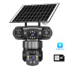 Соларна 4G камера AOV Robot 3311, три камери, 12MP, Colorview