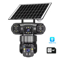 Соларна 4G камера AOV Robot 3311, три камери, 12MP, Colorview