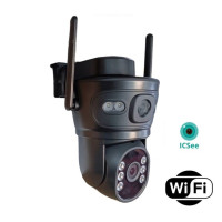 Соларна Wi-Fi IP камера AOV Robot 3313, двойна, 6MP, Colorview