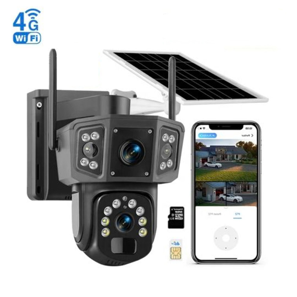 4G Соларна камера със SIM карта Robot Dual Lense IPC-V380-P3