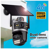 4G Соларна камера SH800TQ11 за дистанционно наблюдение, SIM, Dual view