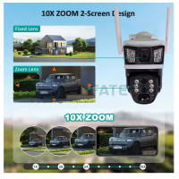 4G Соларна камера със SIM карта Robot Dual Lense IPC-V380-P3