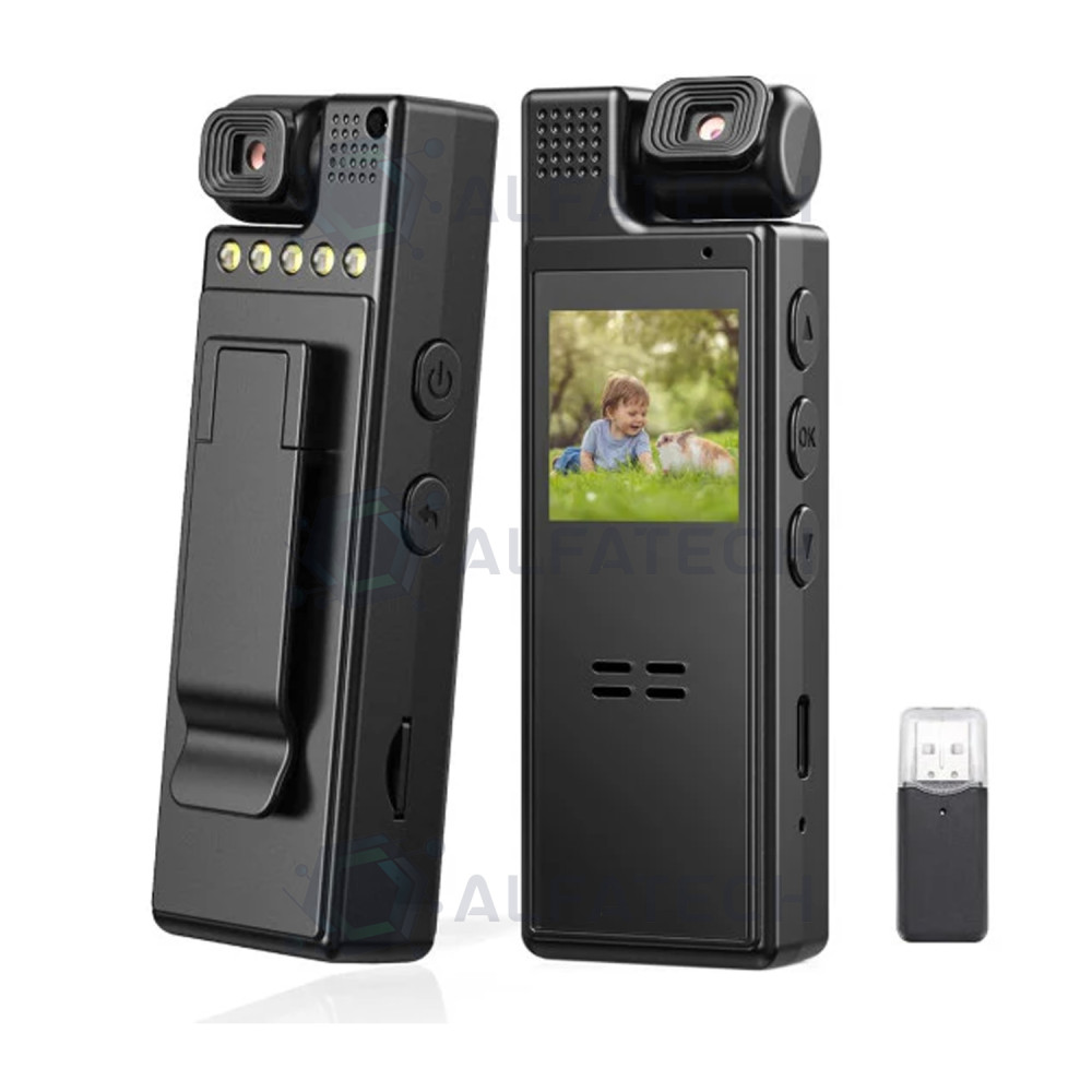 Body Camera L9 Full HD с дисплей 1.3" LCD