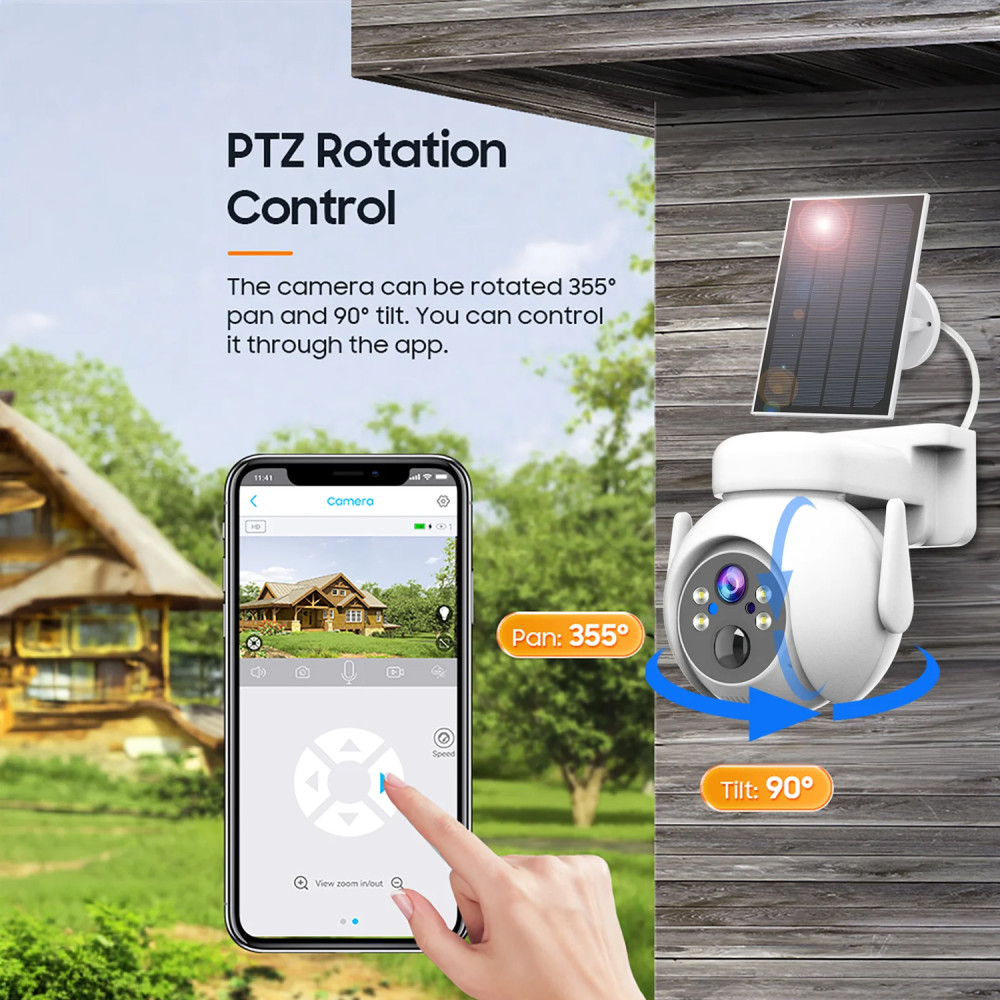 Соларна Wi-Fi IP камера Robot CH-Q8141