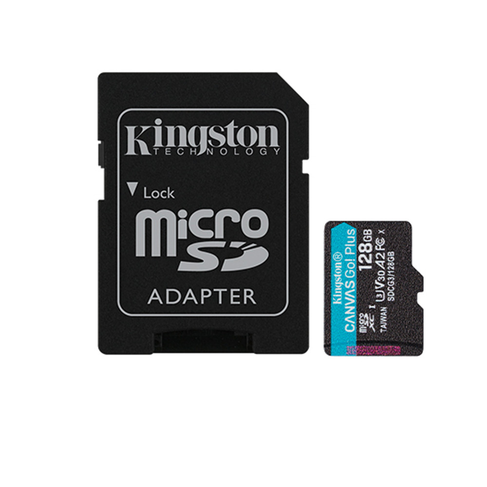 Карта памет Kingston 128GB Canvas Go plus, A1, Class 10