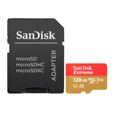 Карта памет SanDisk Extreme 128GB Ultra, A2, Class 10