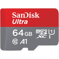 Карта памет SanDsik 64GB Ultra, microSD, SDXC, Class 10