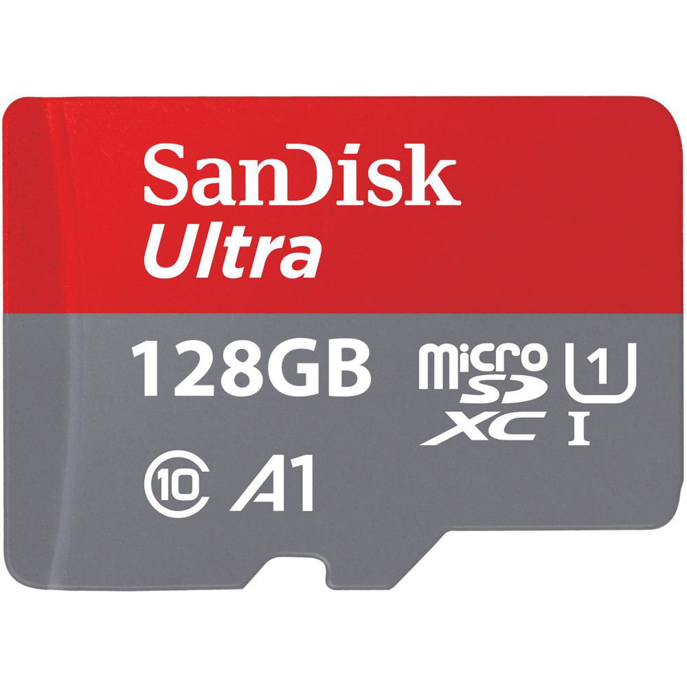 Карта памет SanDsik 128GB Ultra, microSD, SDXC, Class 10