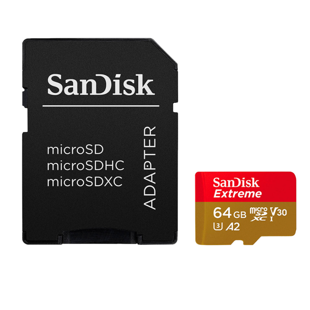 Карта памет SanDisk Extreme 64GB Ultra, microSD, SDXC, Class 10