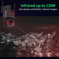 Моторизина WiFi камера Robot SH600CDL 36х приближение и два обектива 6Mpx - видимост до 200м.