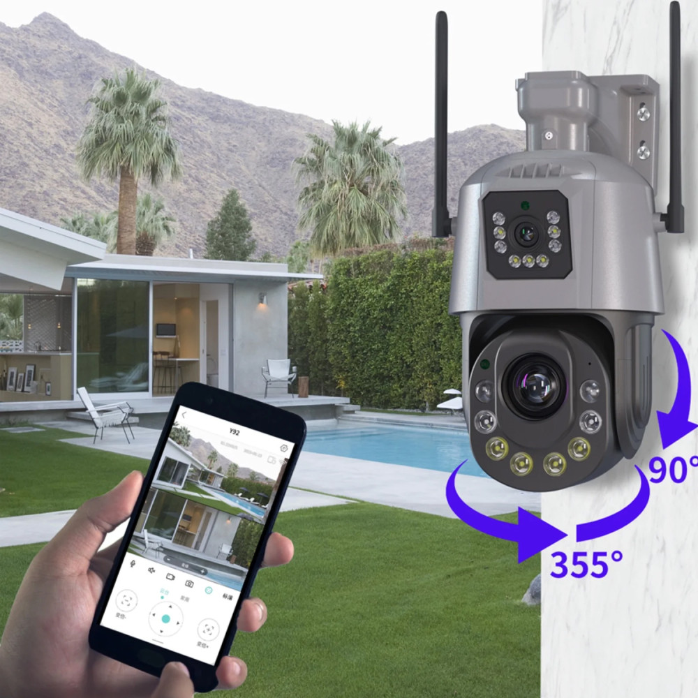 Моторизина WiFi камера Robot SH600CDL 36х приближение и два обектива 6Mpx - видимост до 200м.