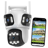 Wi-Fi IP камера SH600CDL с три обектива 6MPx, Colorview