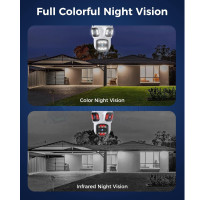 Wi-Fi IP камера SH600CDL с три обектива 6MPx, Colorview