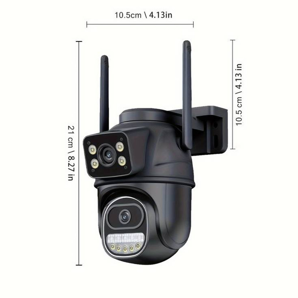 Wi-Fi IP камера SH600PDL с два обектива 6MPx, Colorview