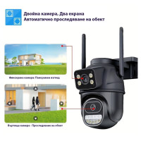 Wi-Fi IP камера SH600PDL с два обектива 6MPx, Colorview