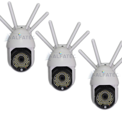 Комплект 3 броя WiFi IP Камера Robot 2845 , 4 Антени Ycc365plus