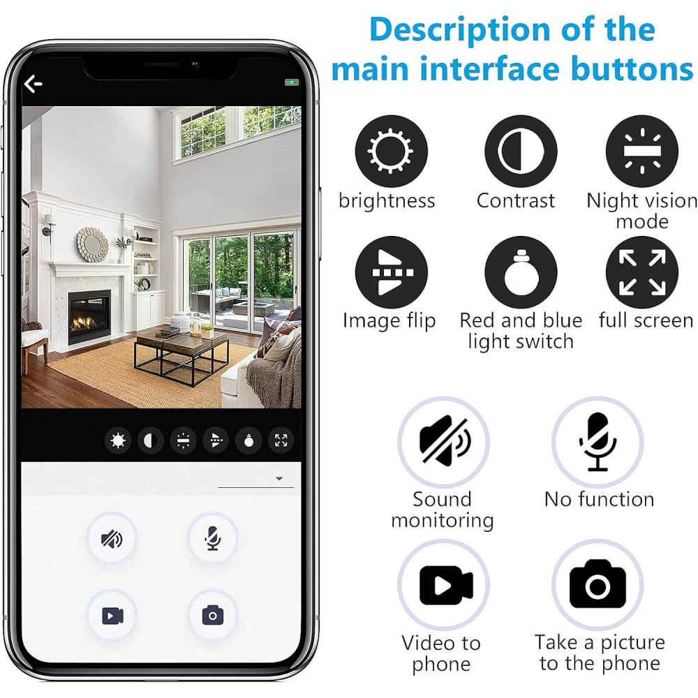 Мини шпионска камера FTY X9, 720P, Motion detect