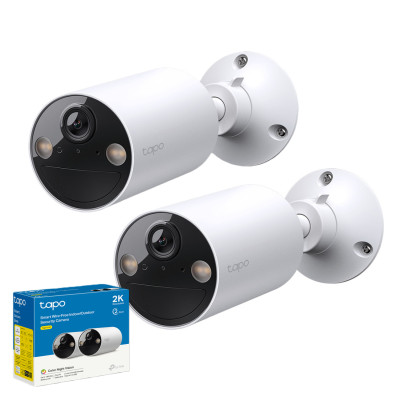 Wi-Fi IP комплект 2 броя камери с батерия TP-Link Tapo C410