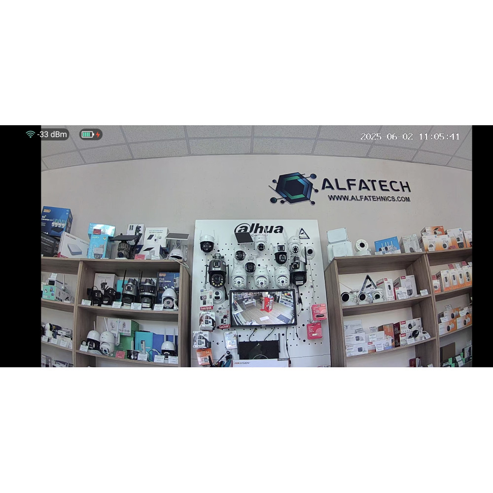 Соларна лампа с WiFi камера за видеонаблюдение XA01-WiFi 4Mpx 1800W