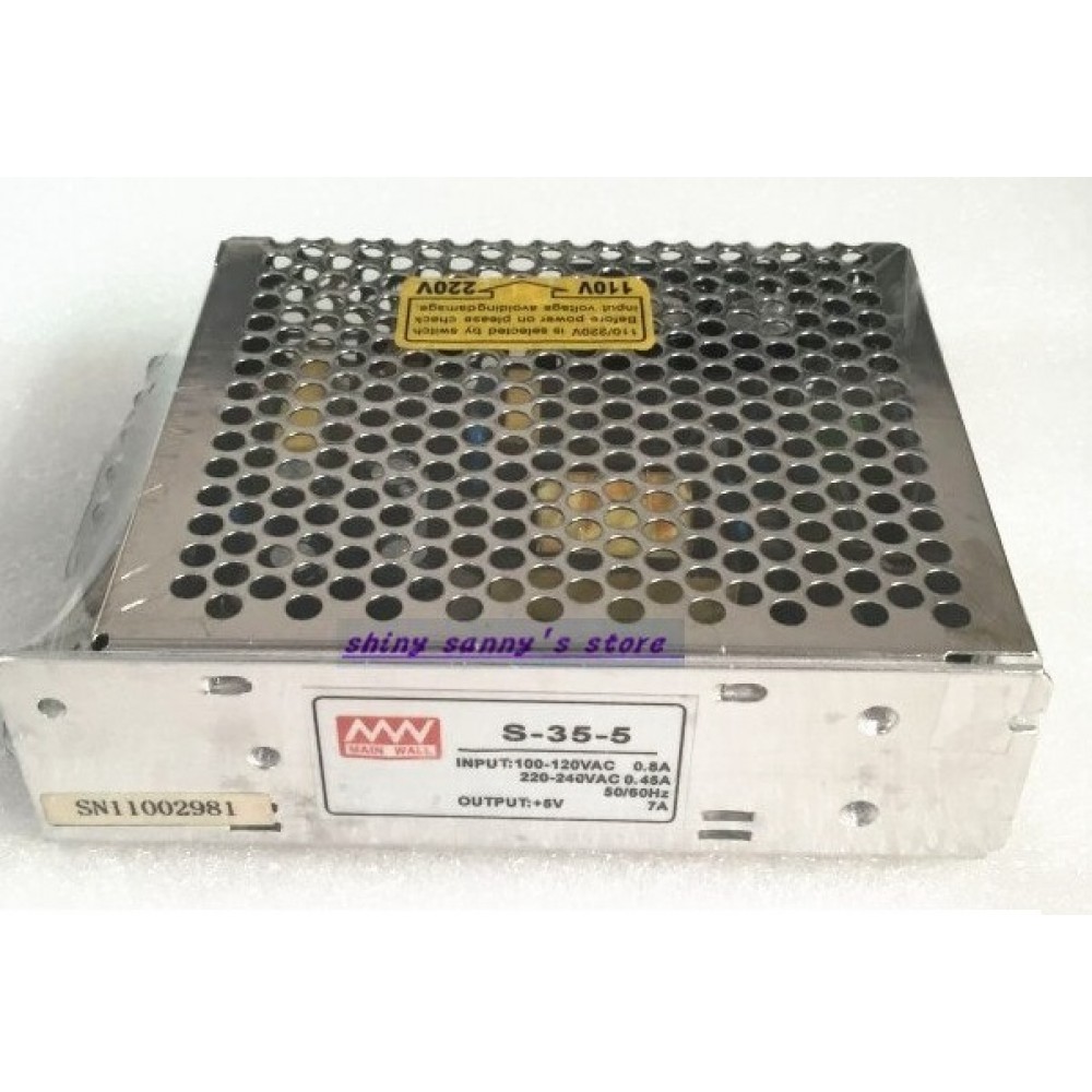 Захранващ адаптер DC5V 35W - 7A Slim