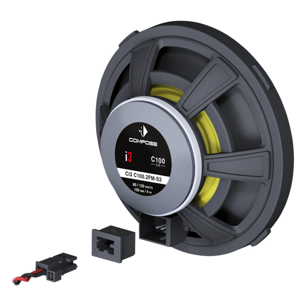 Коаксиални говорители Helix Ci3 C100.2FM-S3, 4 инча, 80W