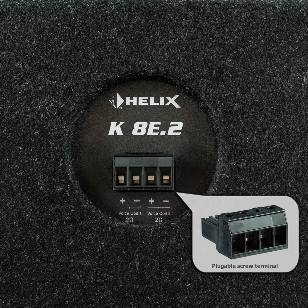 Субуфер Helix K 8E.2, 300W, 8 инча