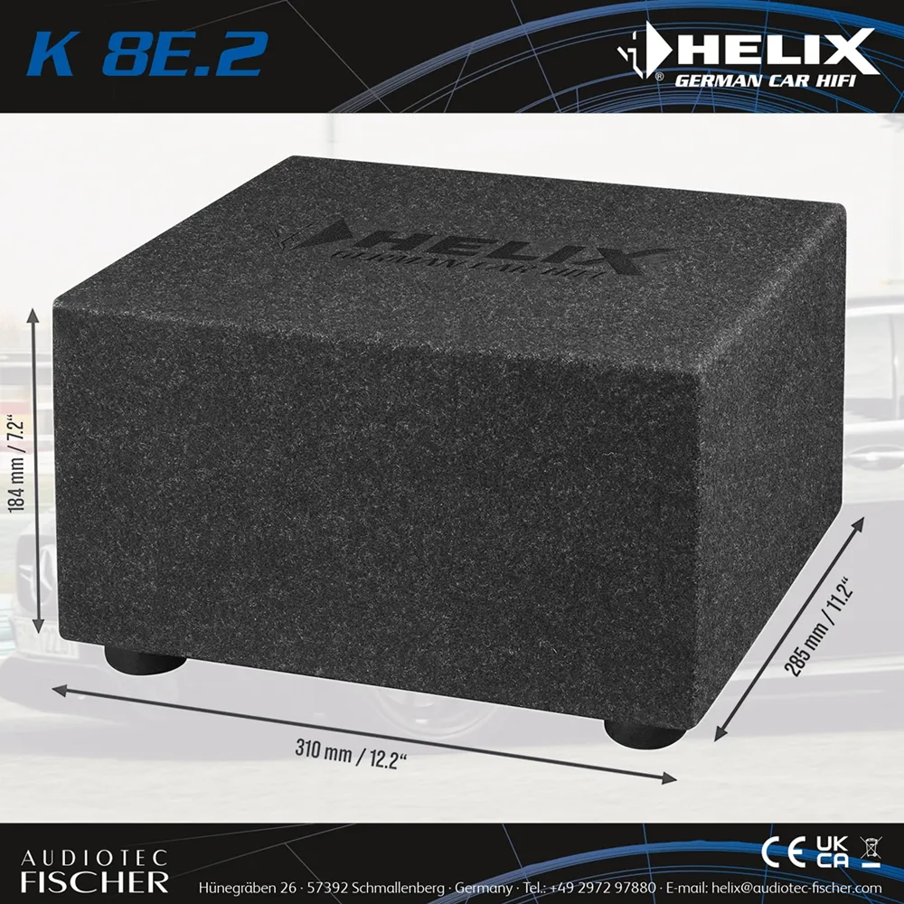 Субуфер Helix K 8E.2, 300W, 8 инча