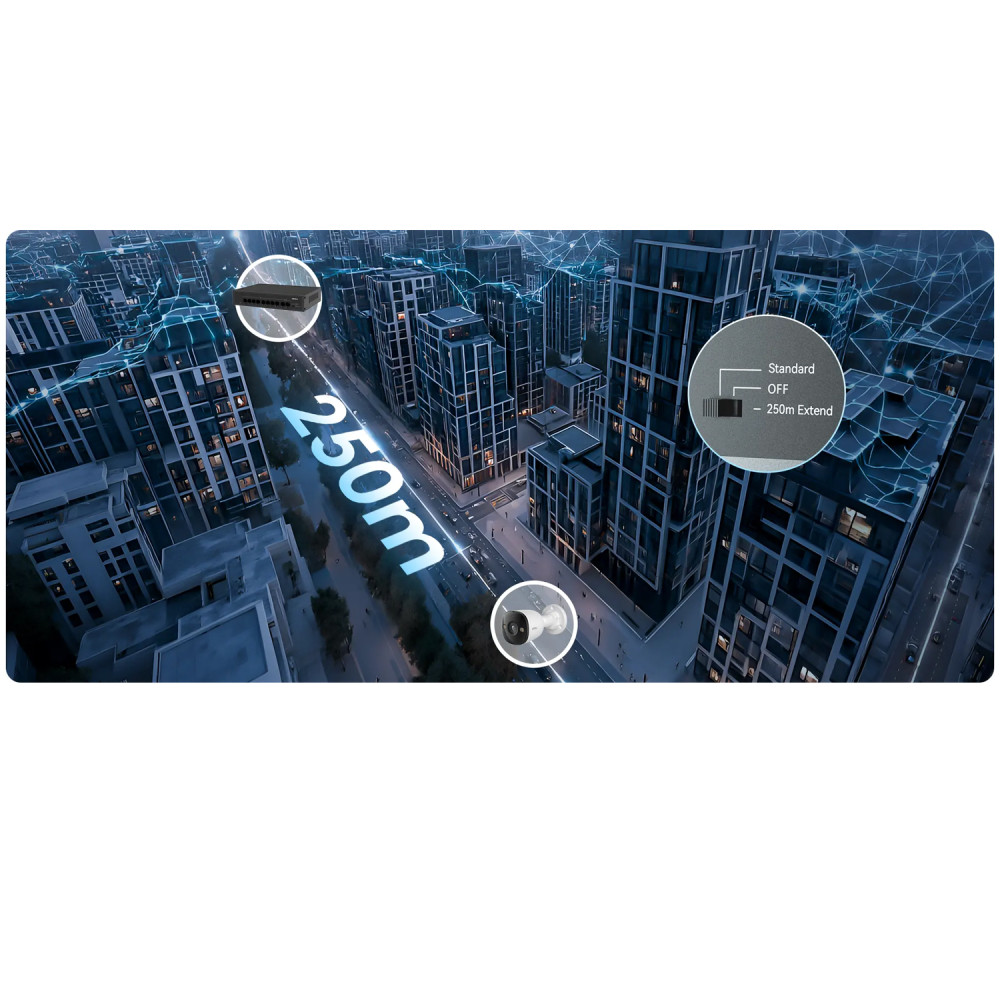 Комплект за видеонаблюдение Imou с 4 външни Bullet 5MPX камери