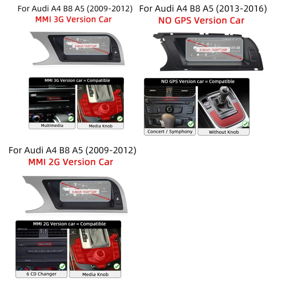 Мултимедия за Audi A4 B8 2009-2012