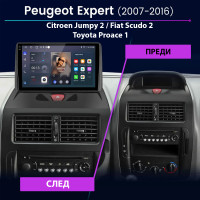 Мултимедия за Peugeot Expert, Citroen Jumpy, Toyota Proace, Fiat Scudo