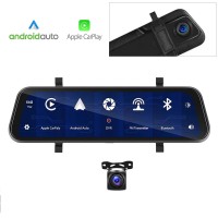 Видеорегистратор огледало с Carplay 9.66"