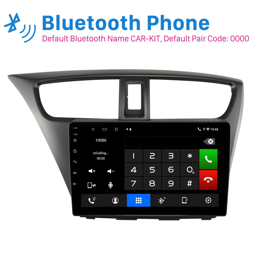 Мултимедия за HONDA CIVIC 2012-2014 - 9 инча