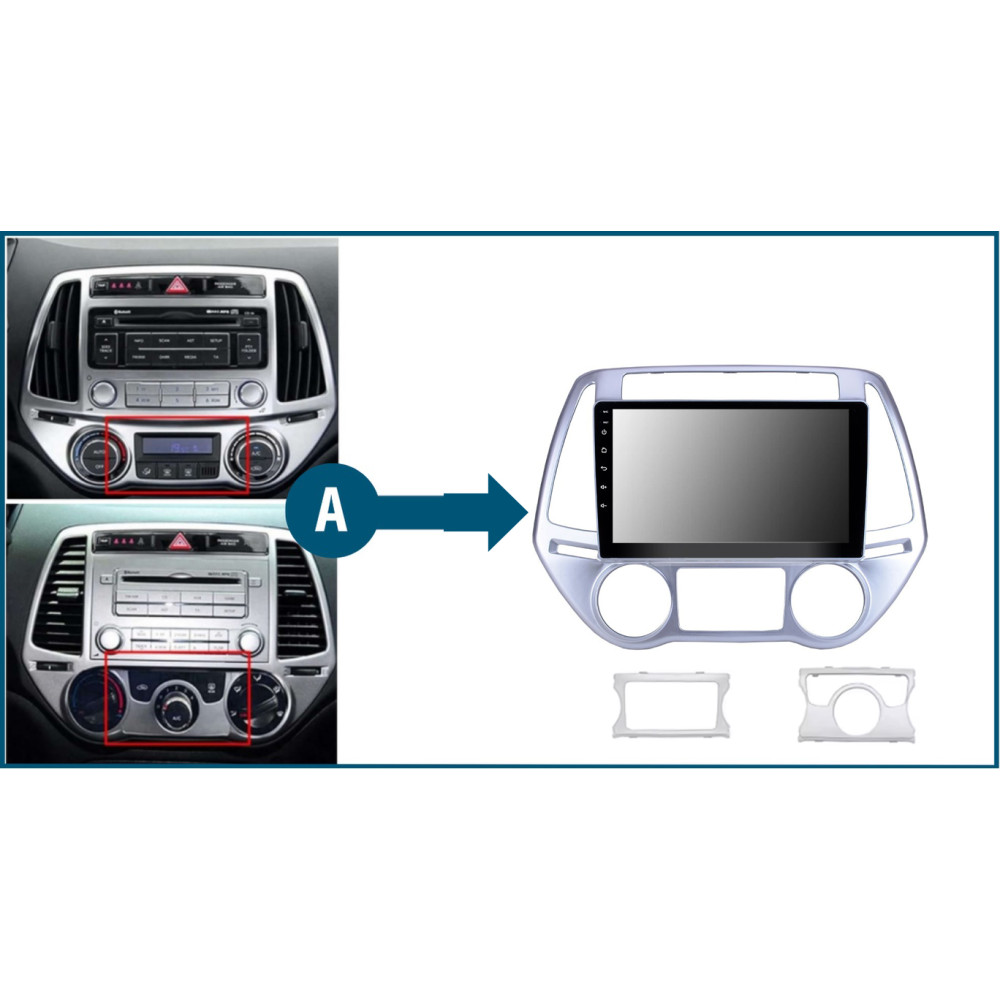 Мултимедия за Hyundai I20 2008-2012 с 9" екран