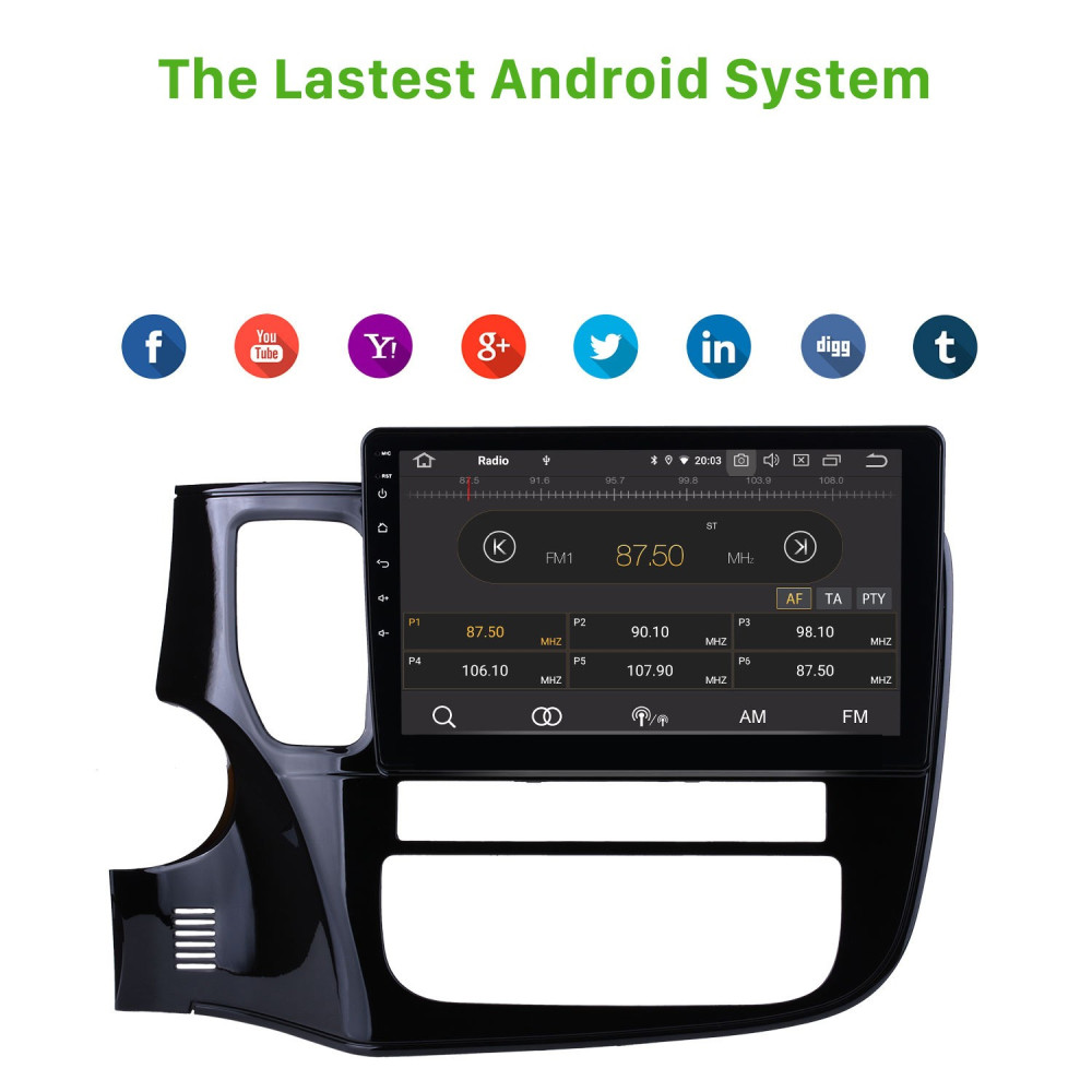 Мултимедия за MITSUBISHI OUTLANDER 2013-2018 - 10"