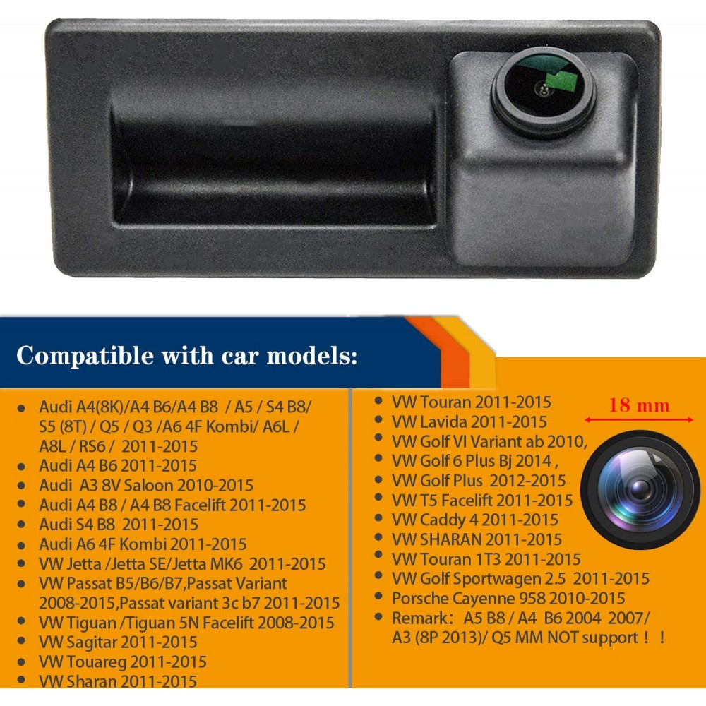 Пакринг камера VW Passat Golf Jetta Sharan