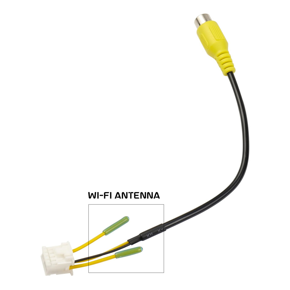 RCA 10 Pin кабел за паркинг камера и Wifi антена за Android мултимедия