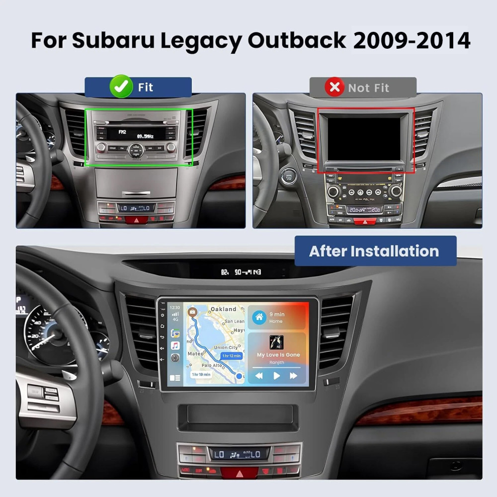 Мултимедия за Subaru Outback Legacy 3 (2009-2014) 9 инча