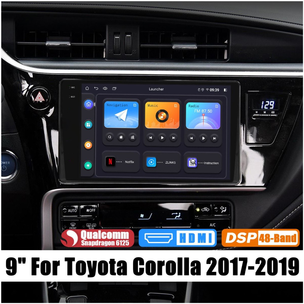Мултимедия за Toyota Corolla 2017-2019, Auris, Tacoma, Mirai, Prius, Sienna