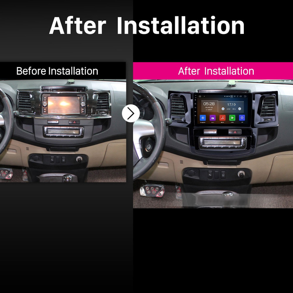 Мултимедия за TOYOTA HILUX 2010-2015 Климатик