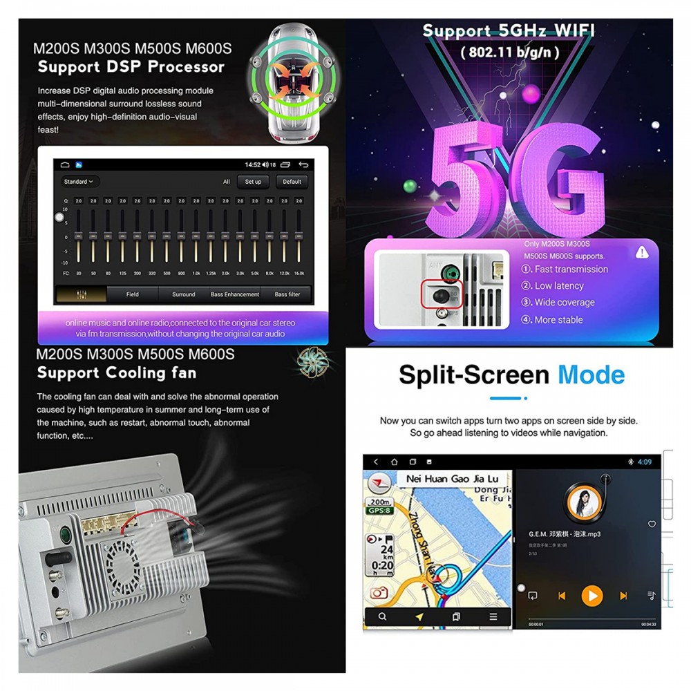 Мултимедия Toyota Auris 2006-2011 9"