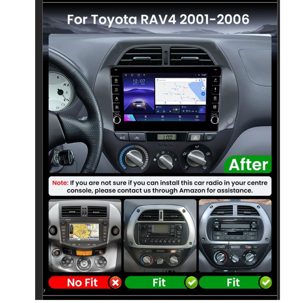 Мултимедия за Toyota Rav 4  с бутони 8 инча