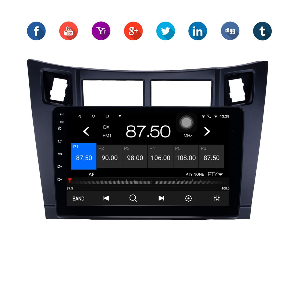 Мултимедия за TOYOTA YARIS XP90 2005-2013 - 9 инча