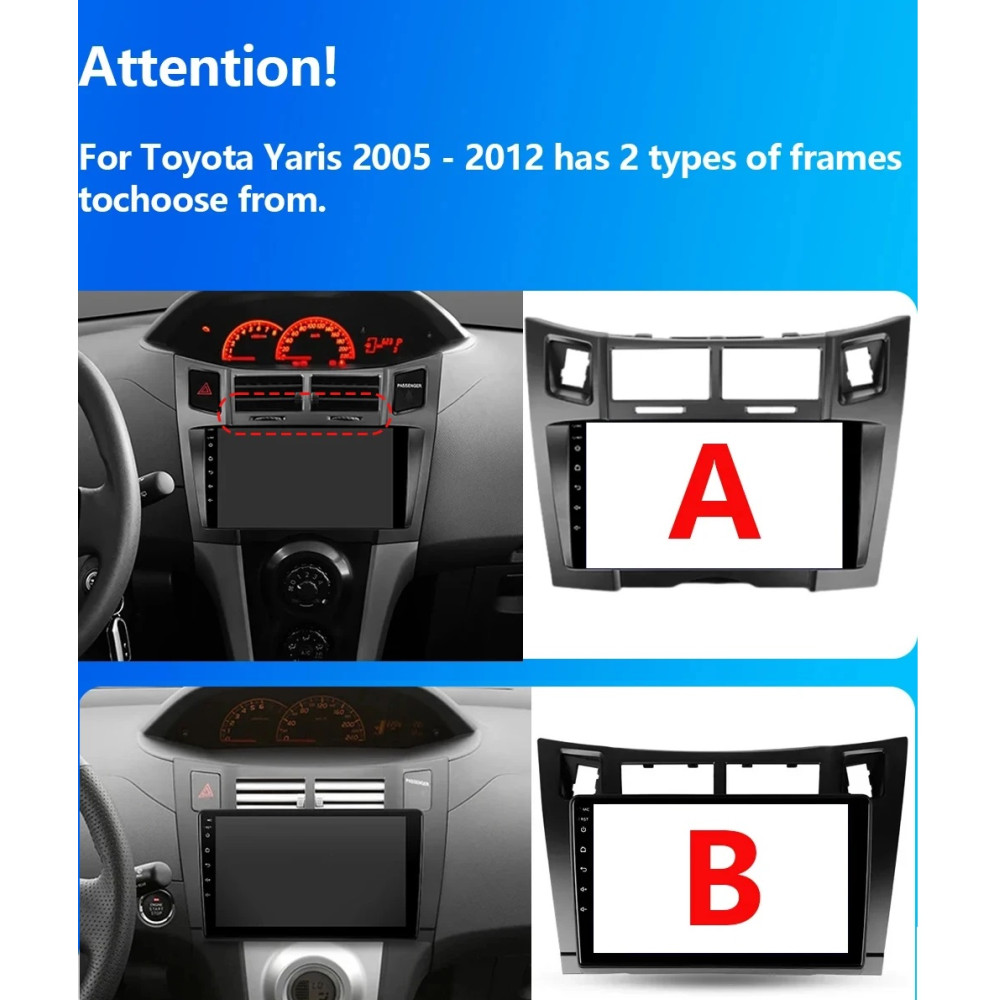Мултимедия за TOYOTA YARIS XP90 2005-2013 - 9 инча