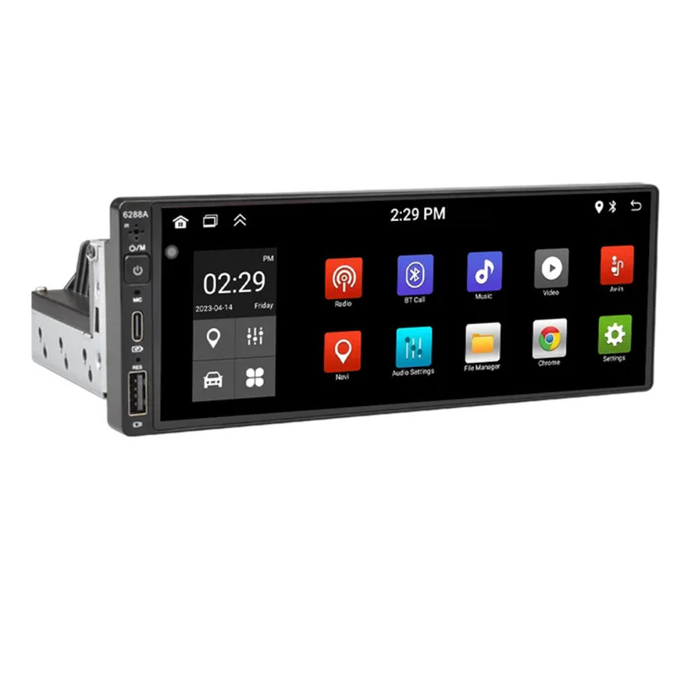 Мултимедия 6288A, 1DIN, Android, 6.9,CarPlay, Wi-Fi, GPS, Google, MP5 Player