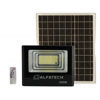 LED Прожектор 200W със соларен панел FL-200-S ALFA TECH
