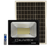 LED Прожектор 600W със соларен панел FL-600-S ALFA TECH