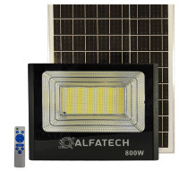 LED Прожектор 800W със соларен панел FL-800-S ALFA TECH